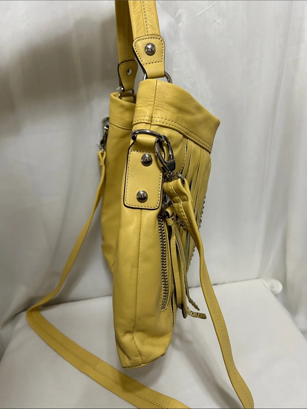 B. Makowsky Alexis Fringe Tote